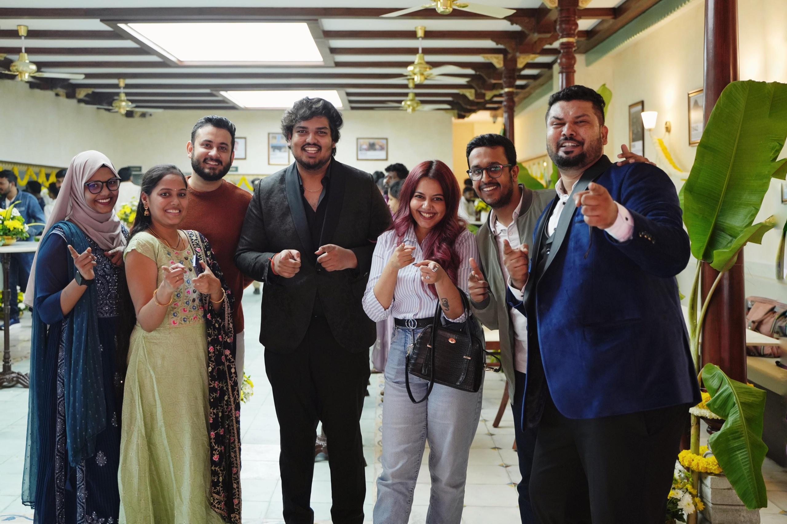 Our founder at the launch